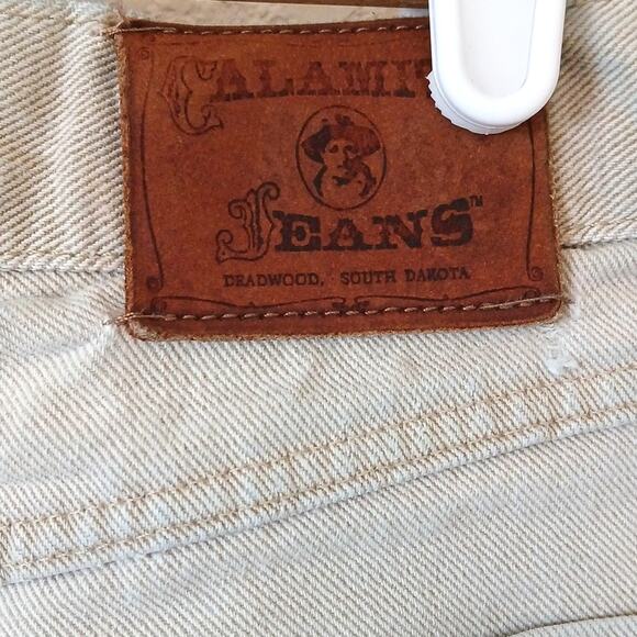 Vintage Calamity Jeans Tan High Waist Deadwood - Picture 4 of 6